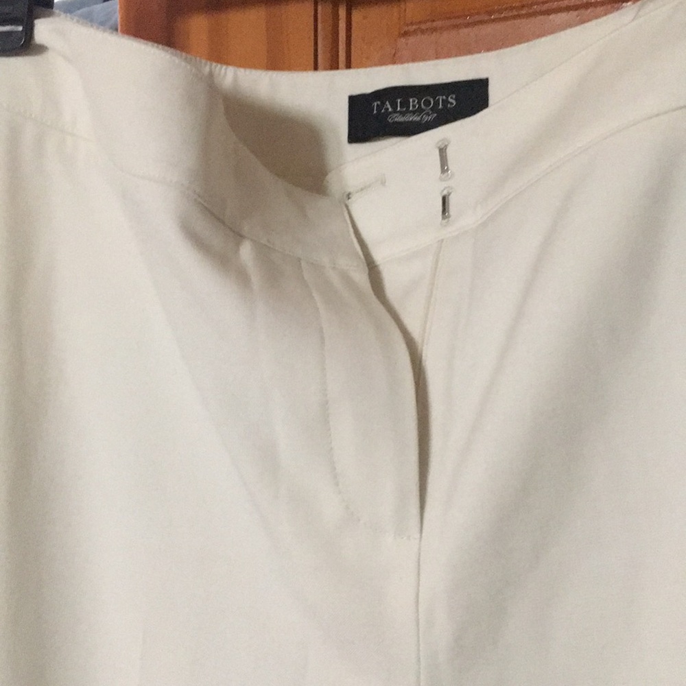 NWT Talbots white pants - Picture 3 of 7